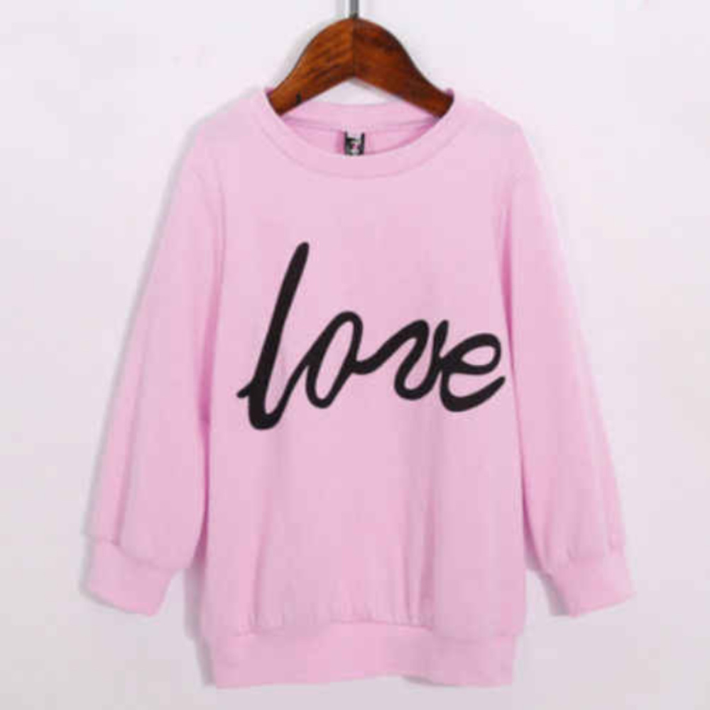 🍒 Girls Pink 💗  Love Sweater - Picture 2 of 6